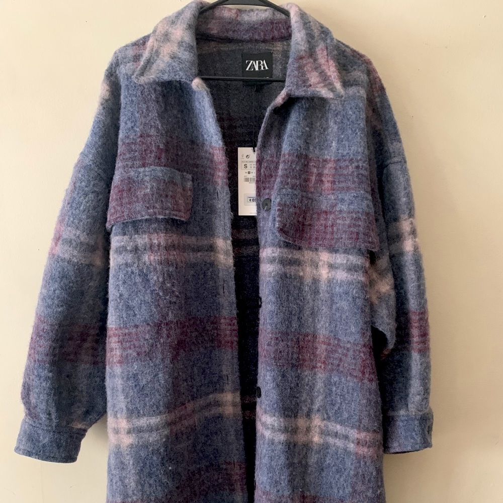 Zara Wool Blend Oversized Coat